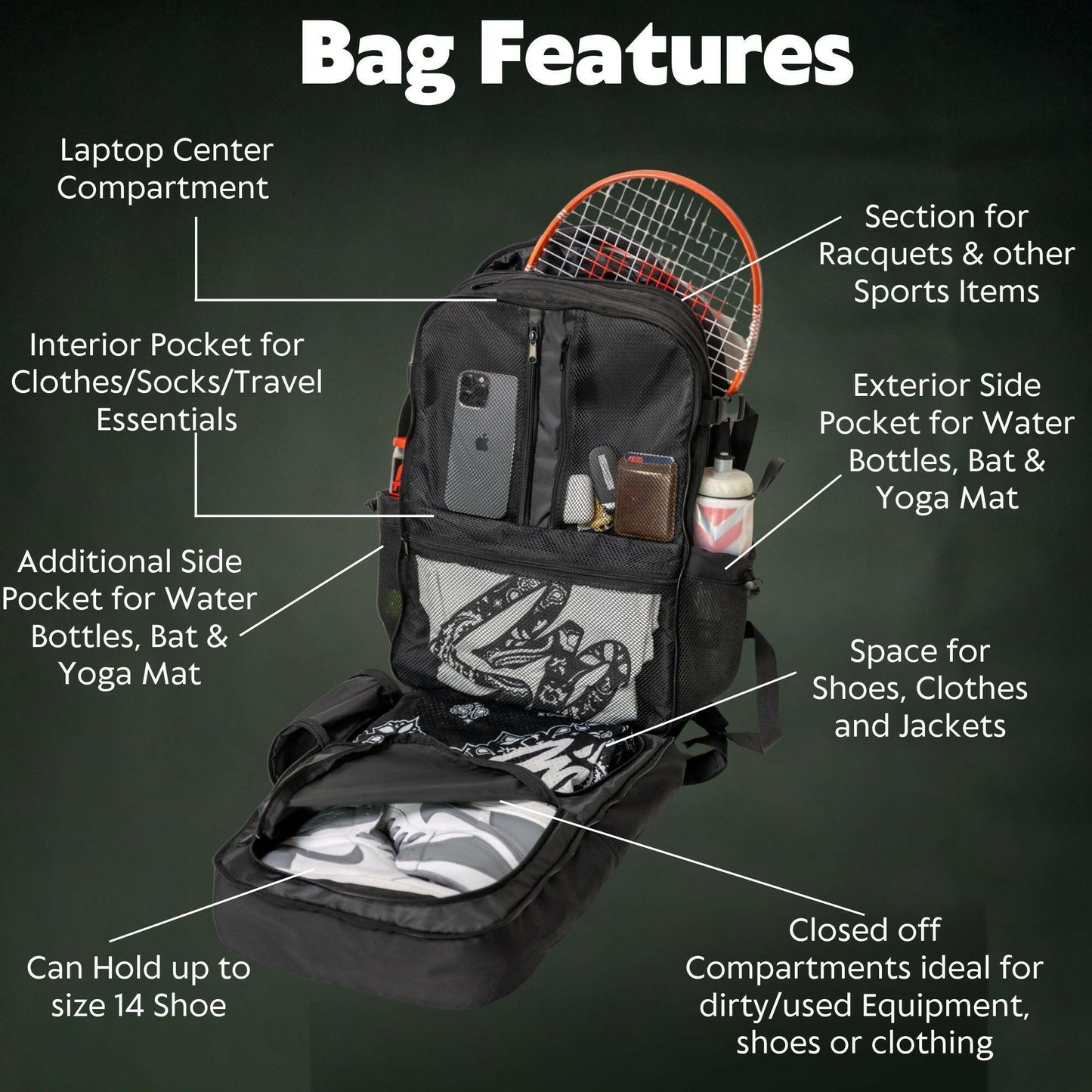 Gym Tactical Backpack