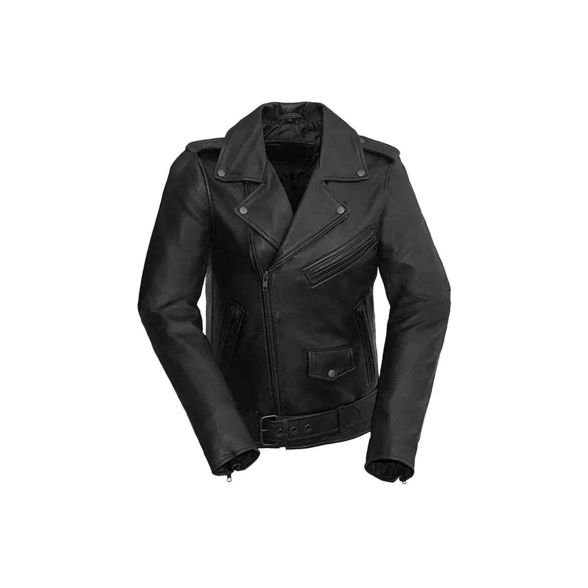 Sophia Women's Lambskin Leather Biker Jacket