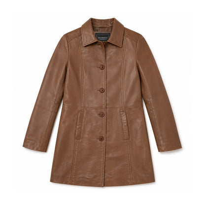 Jammie Women's Lambskin Leather Coat