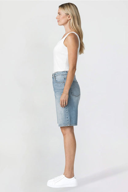 Luxe Relaxed Bermuda Shorts