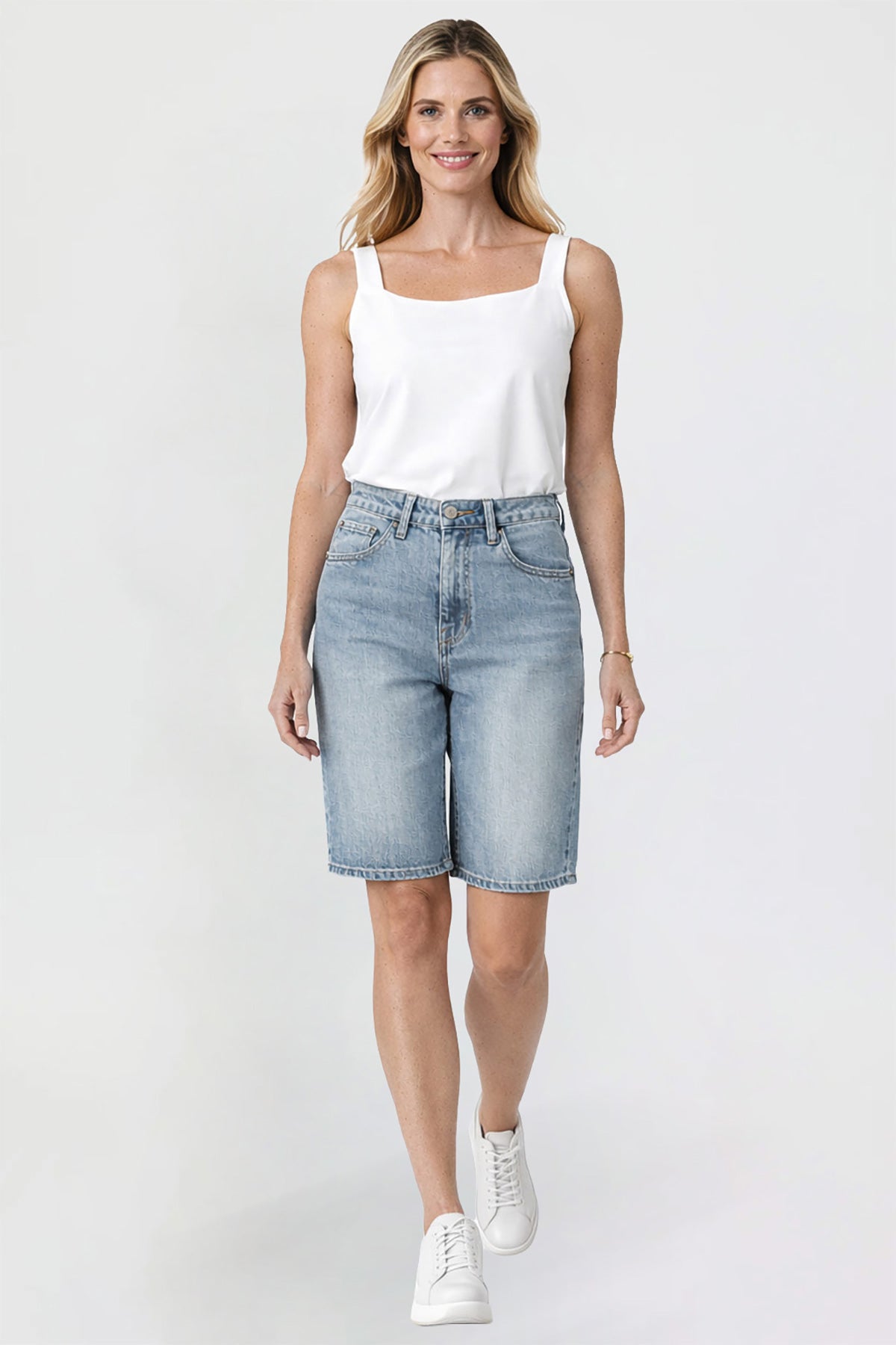 Luxe Relaxed Bermuda Shorts