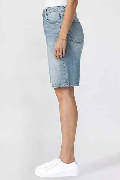 Luxe Relaxed Bermuda Shorts
