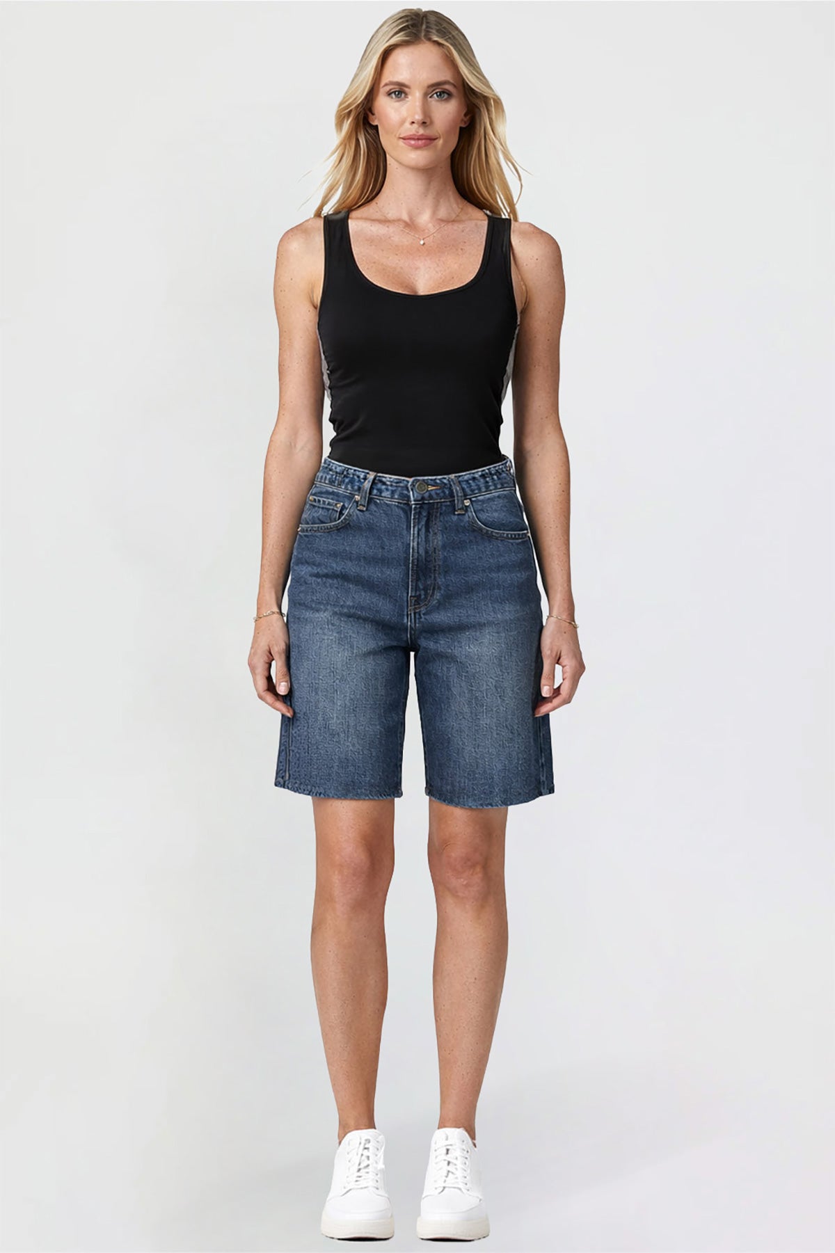 Luxe Relaxed Bermuda Shorts