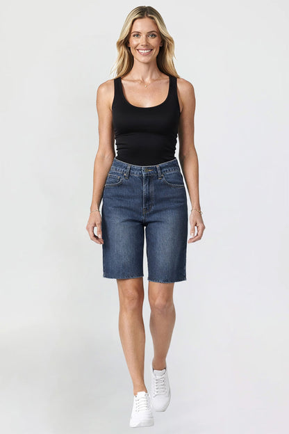 Luxe Relaxed Bermuda Shorts