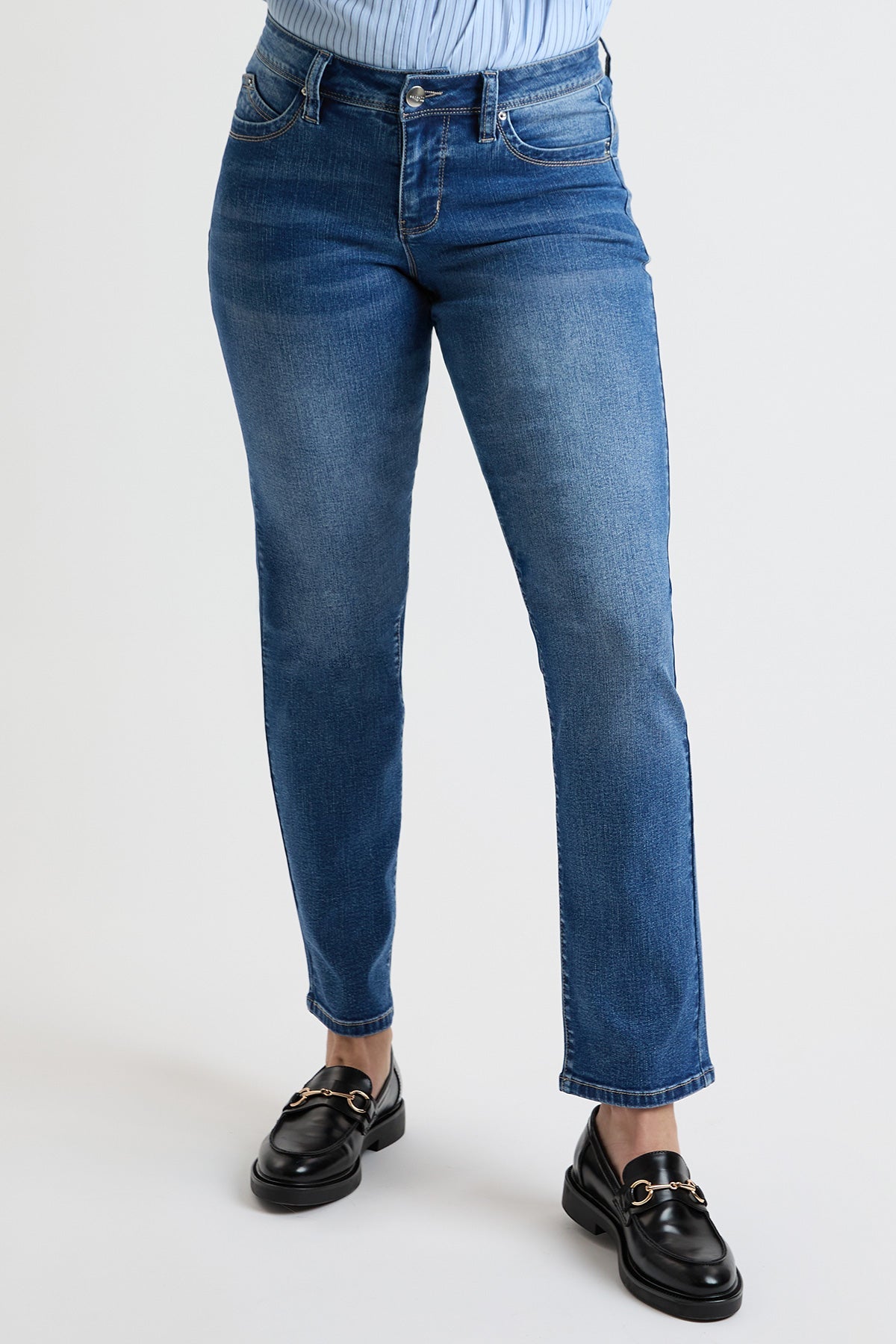 High Rise Curve Confidence WannaBettaButt Straight Jeans