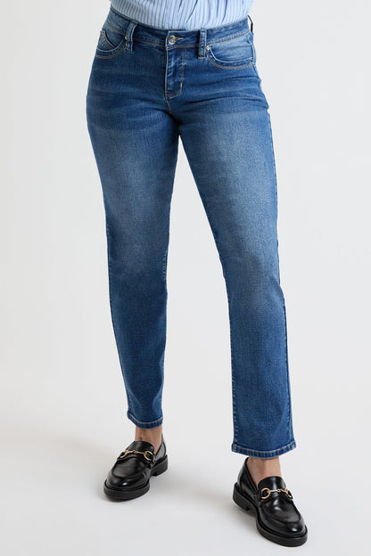 High Rise Curve Confidence WannaBettaButt Straight Jeans