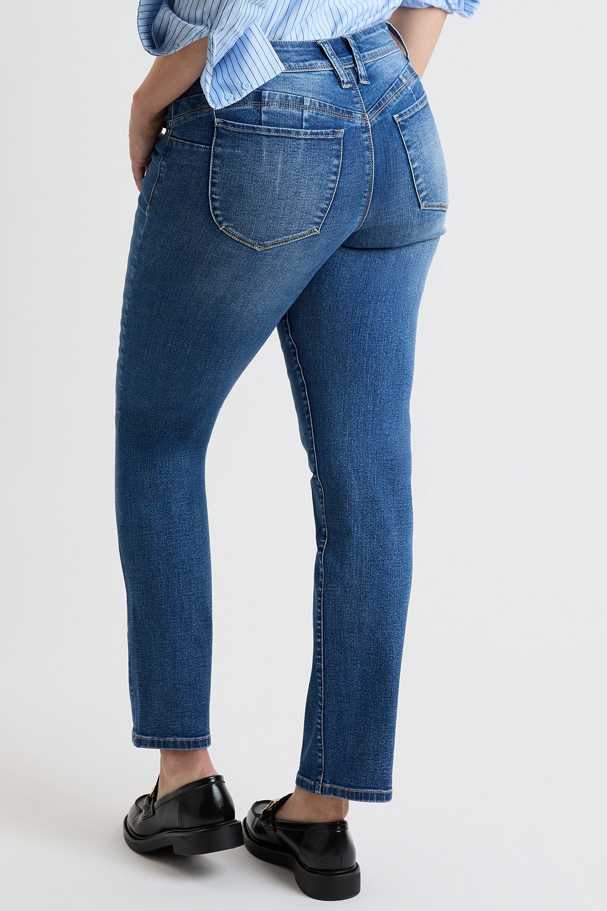 High Rise Curve Confidence WannaBettaButt Straight Jeans