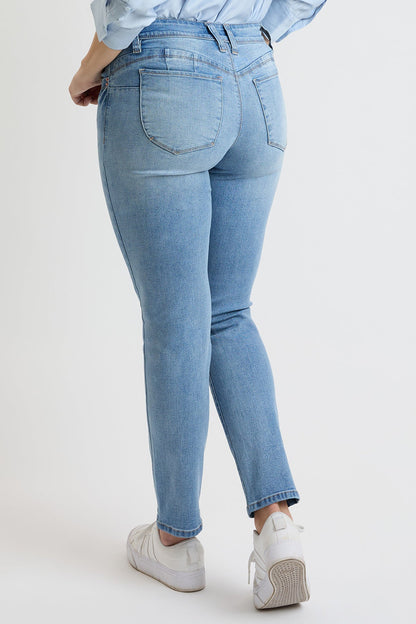 High Rise Curve Confidence WannaBettaButt Straight Jeans