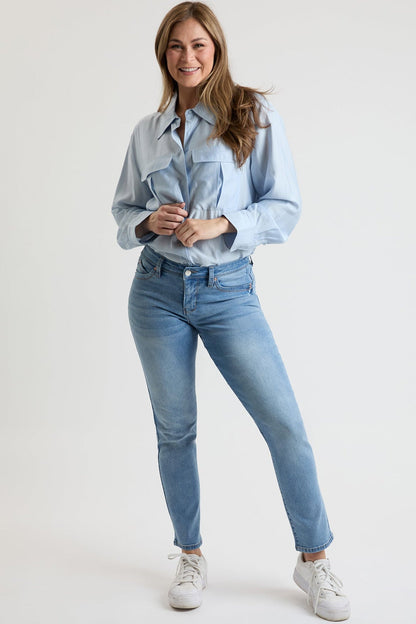 High Rise Curve Confidence WannaBettaButt Straight Jeans