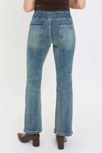 3-Button Bootcut Jeans