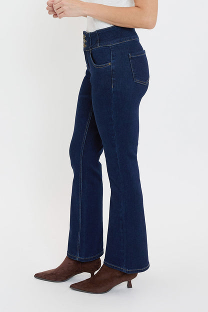 3-Button Bootcut Jeans