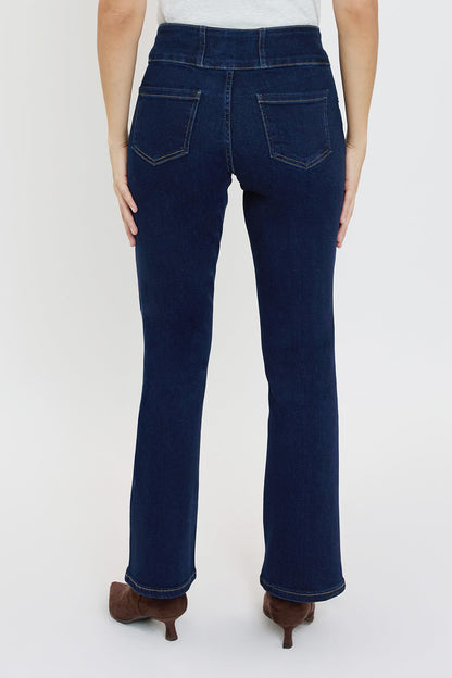 3-Button Bootcut Jeans