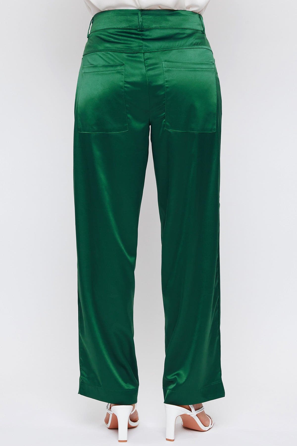 Satin Comfort Stretch Office Pants
