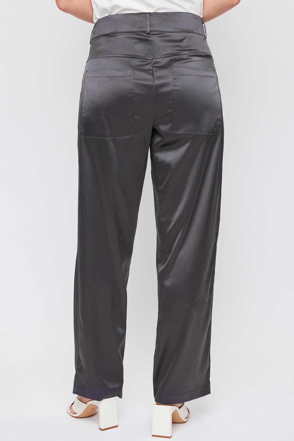 Satin Comfort Stretch Office Pants