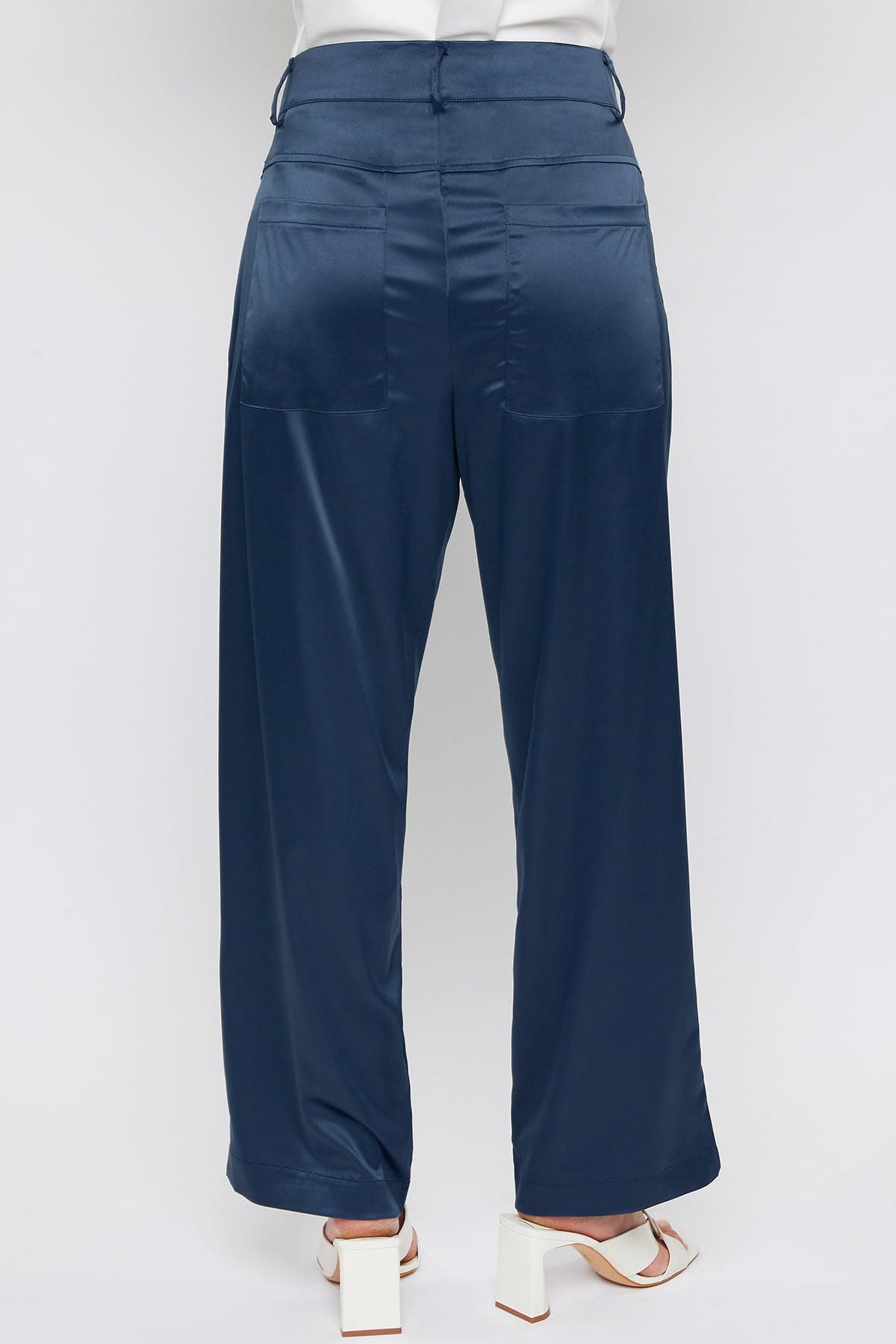 Satin Comfort Stretch Office Pants