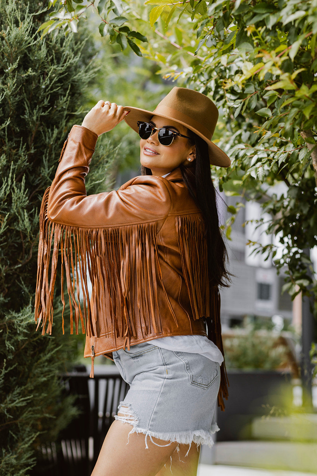 Daisy Leather Jacket