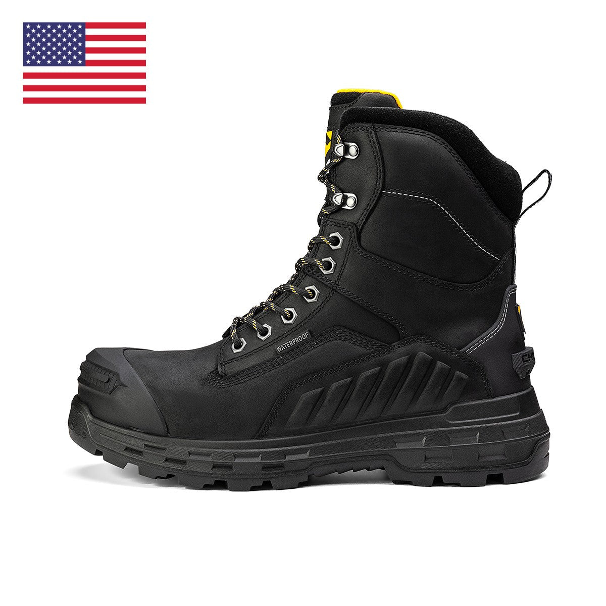 Wildwood 8” Waterproof Composite Toe Black Boot