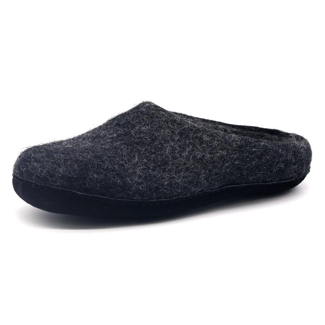 Astoria Noir Wool House Slippers