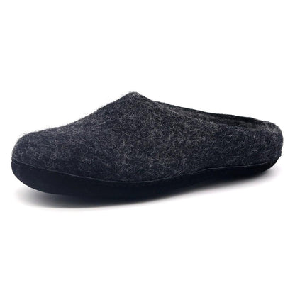 Astoria Noir Wool House Slippers