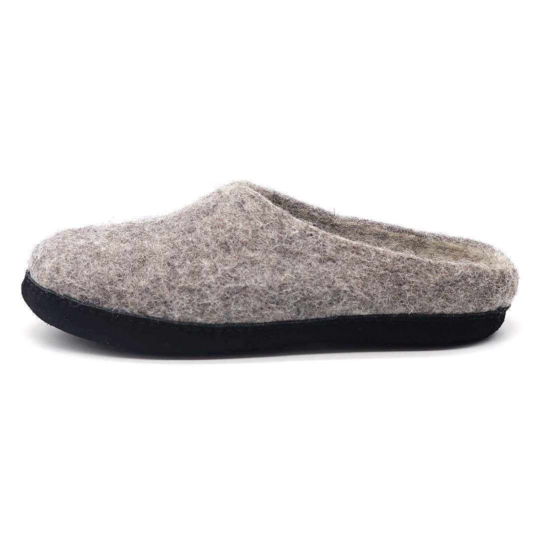 Astoria Noir Wool House Slippers