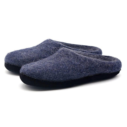 Astoria Noir Wool House Slippers