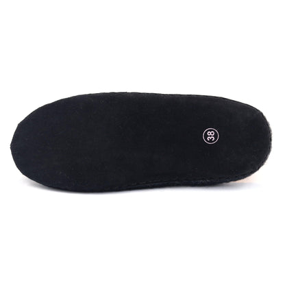 Astoria Noir Wool House Slippers
