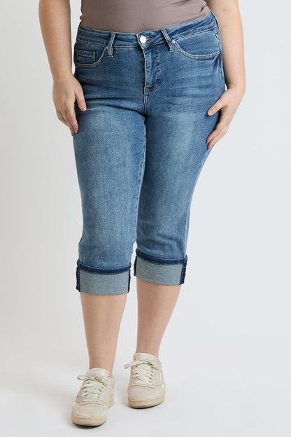 Premium Stretch Cuff Essential Capri