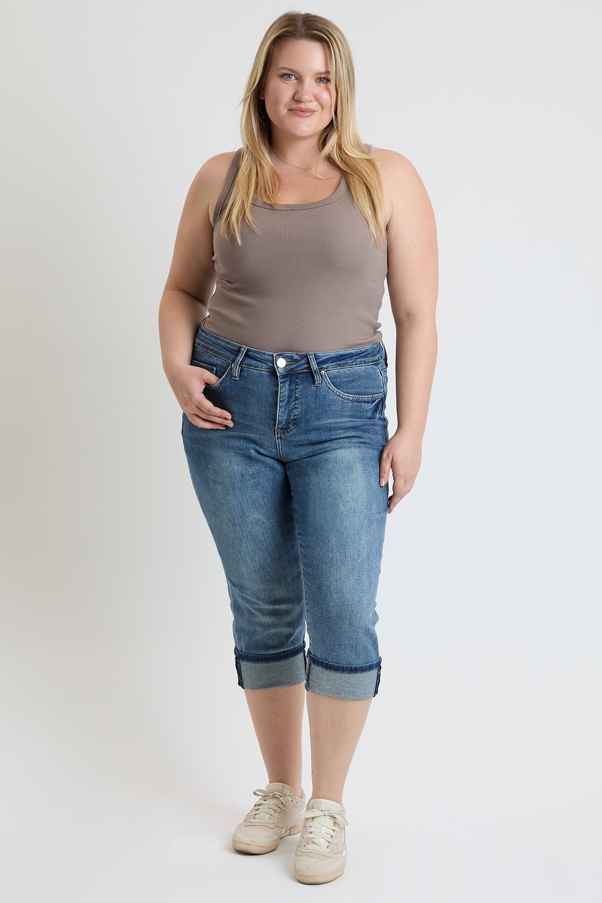 Premium Stretch Cuff Essential Capri