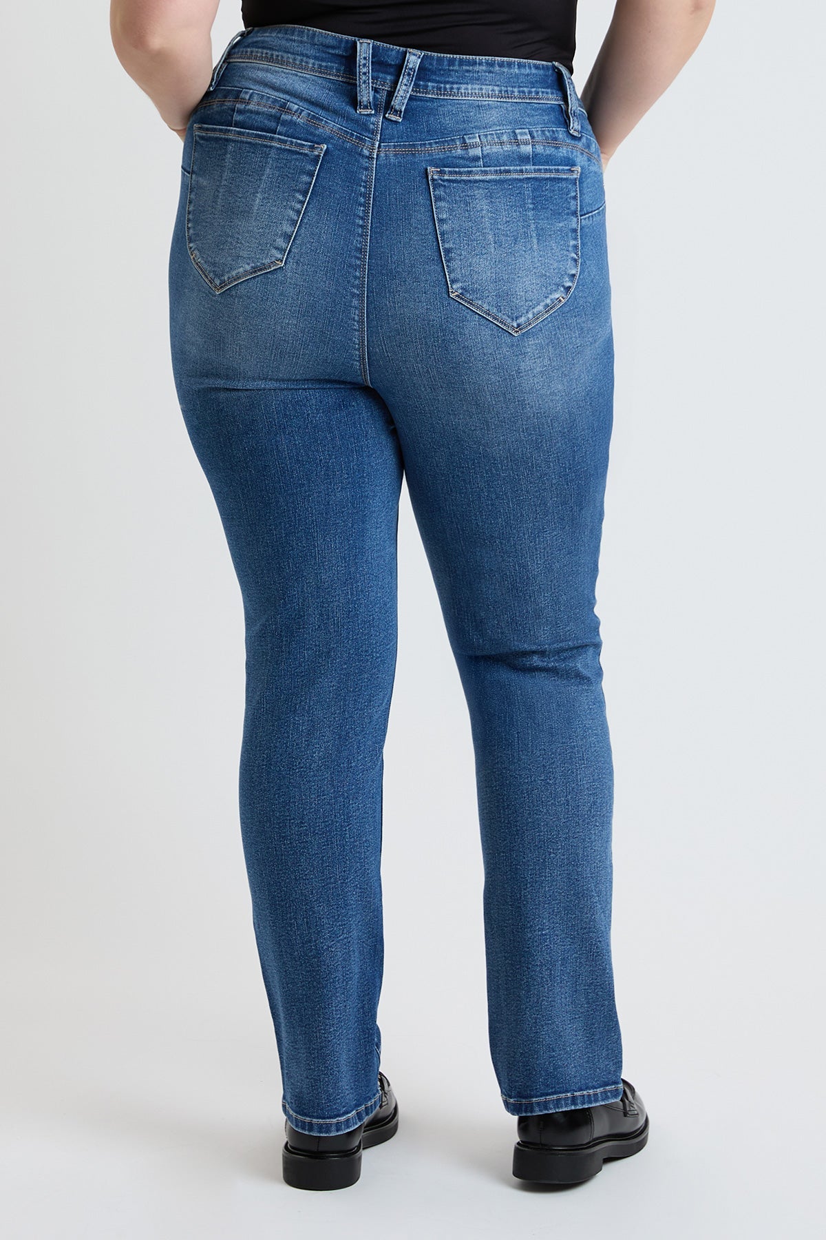 Rise Curve Confidence WannaBettaButt Straight  Jeans