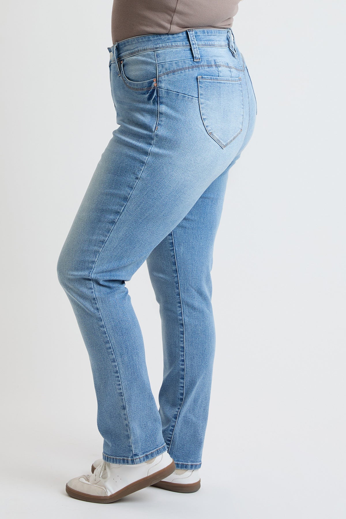 Rise Curve Confidence WannaBettaButt Straight  Jeans