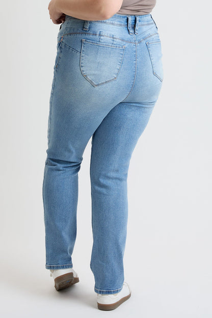 Rise Curve Confidence WannaBettaButt Straight  Jeans