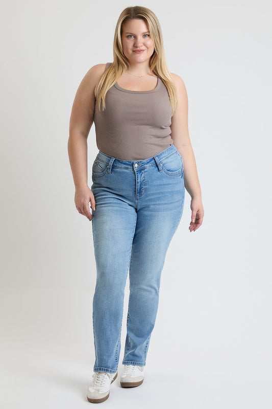 Rise Curve Confidence WannaBettaButt Straight  Jeans