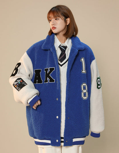 Year 94 Furry Varsity Jacket