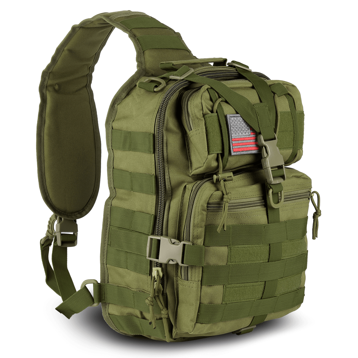 Tactical 14L Range Sling Bag Backpack with Adjustable Strap — additional product view | KRIFFA