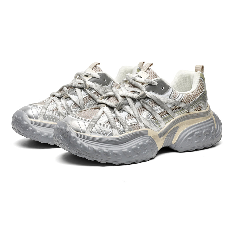 Champagne Tire Sneakers
