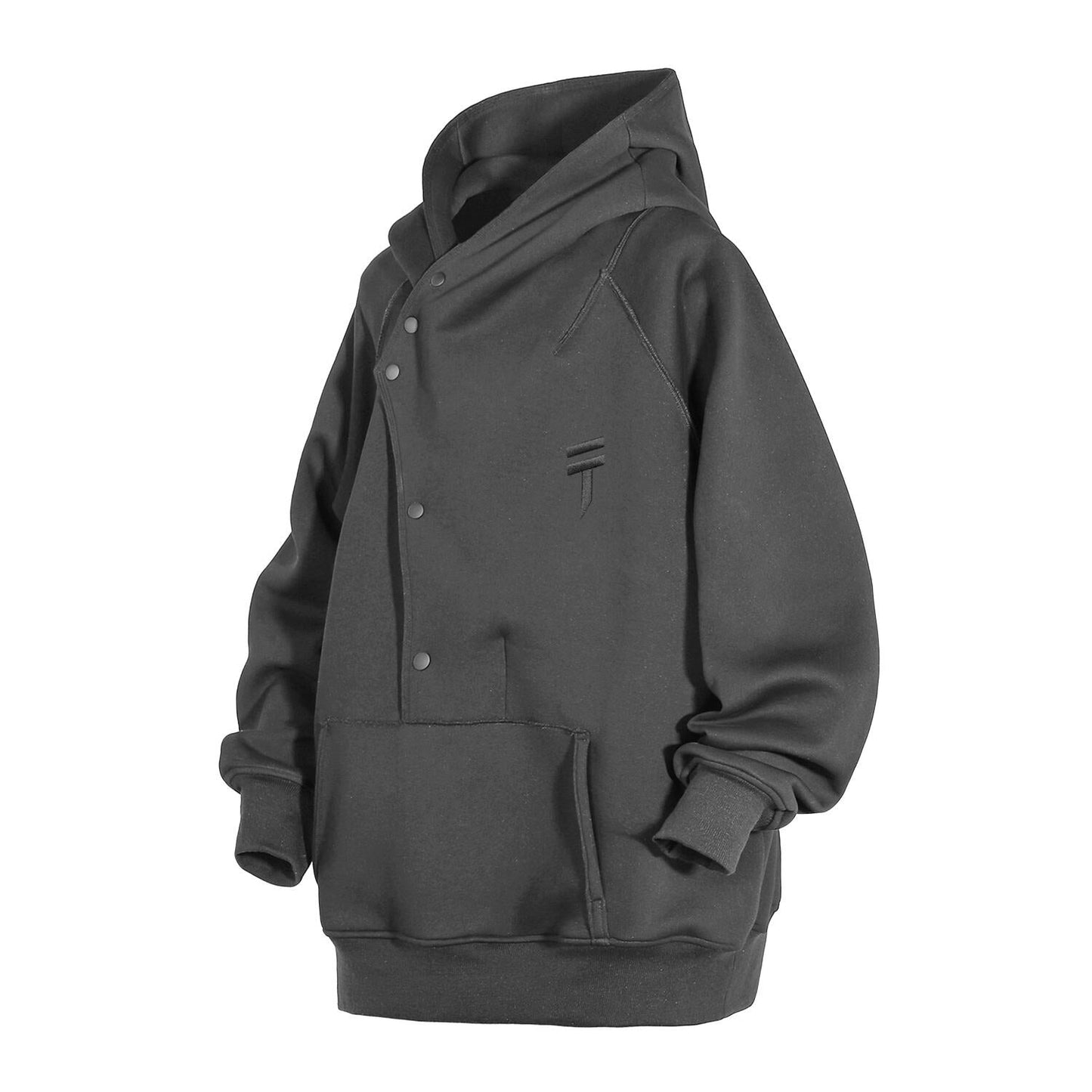 Layered Hoodie |Gray