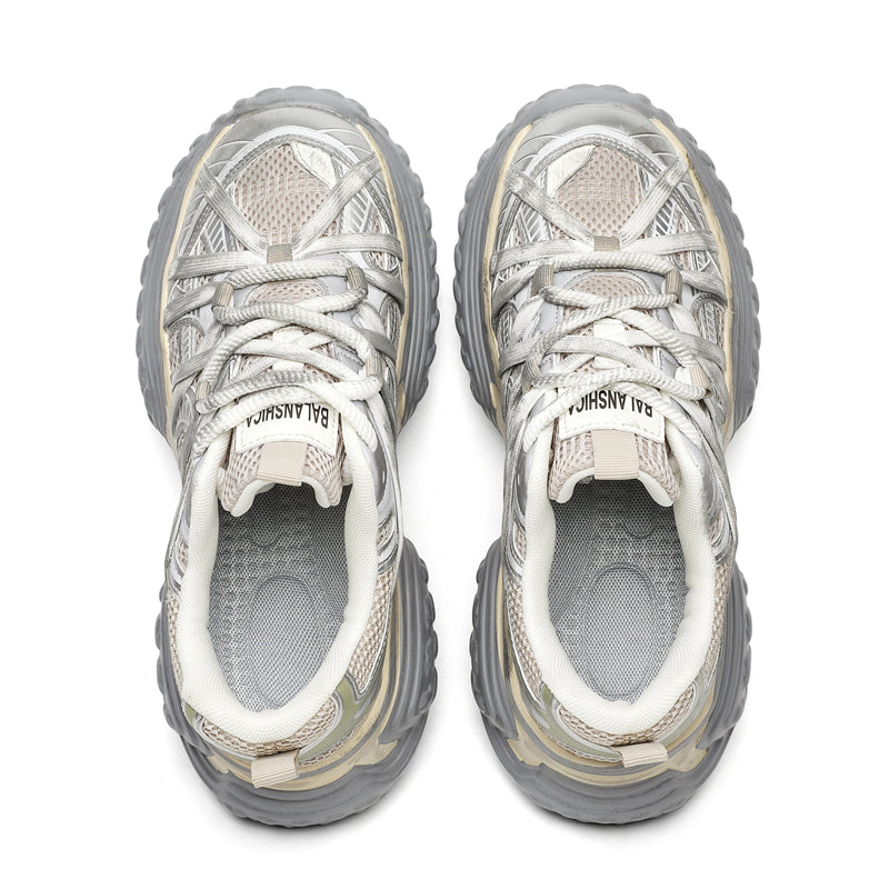 Champagne Tire Sneakers