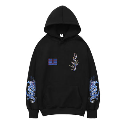 Blue Lightning Hoodie