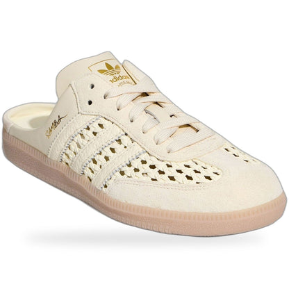 Adidas Samba Mule Woven Basketweave Cream White