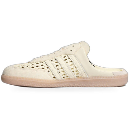 Adidas Samba Mule Woven Basketweave Cream White