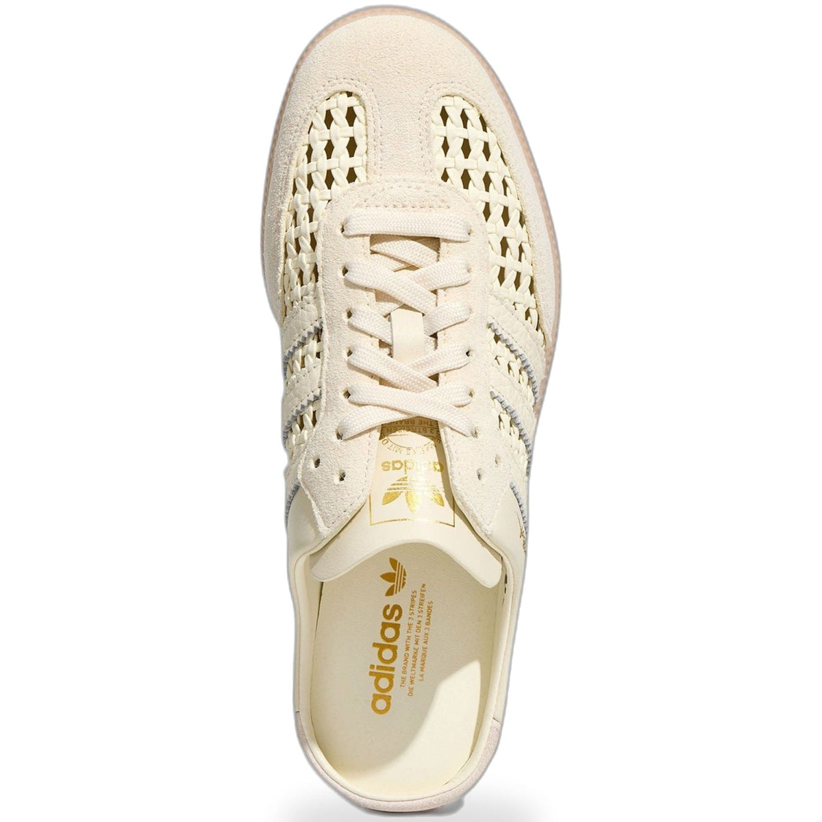 Adidas Samba Mule Woven Basketweave Cream White