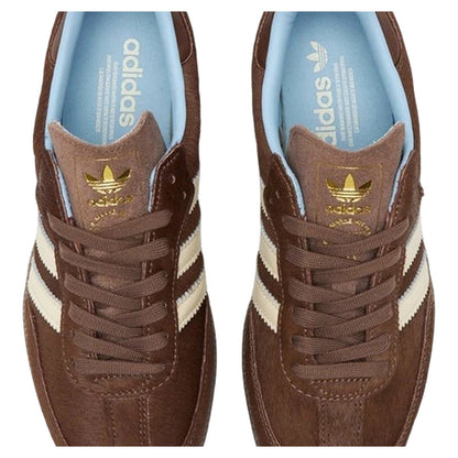 Adidas Samba OG Dark Brown Cream Blue Pony Hair | Women