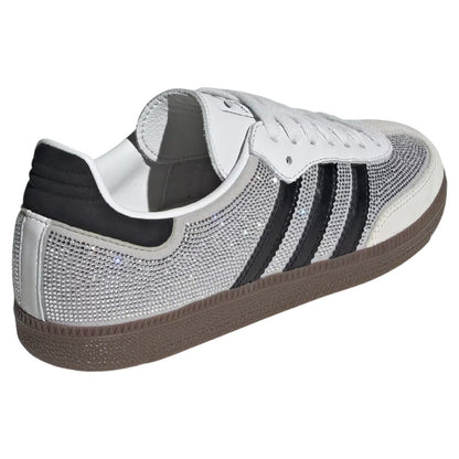 Adidas Samba OG Rhinestone Crystal White Silver