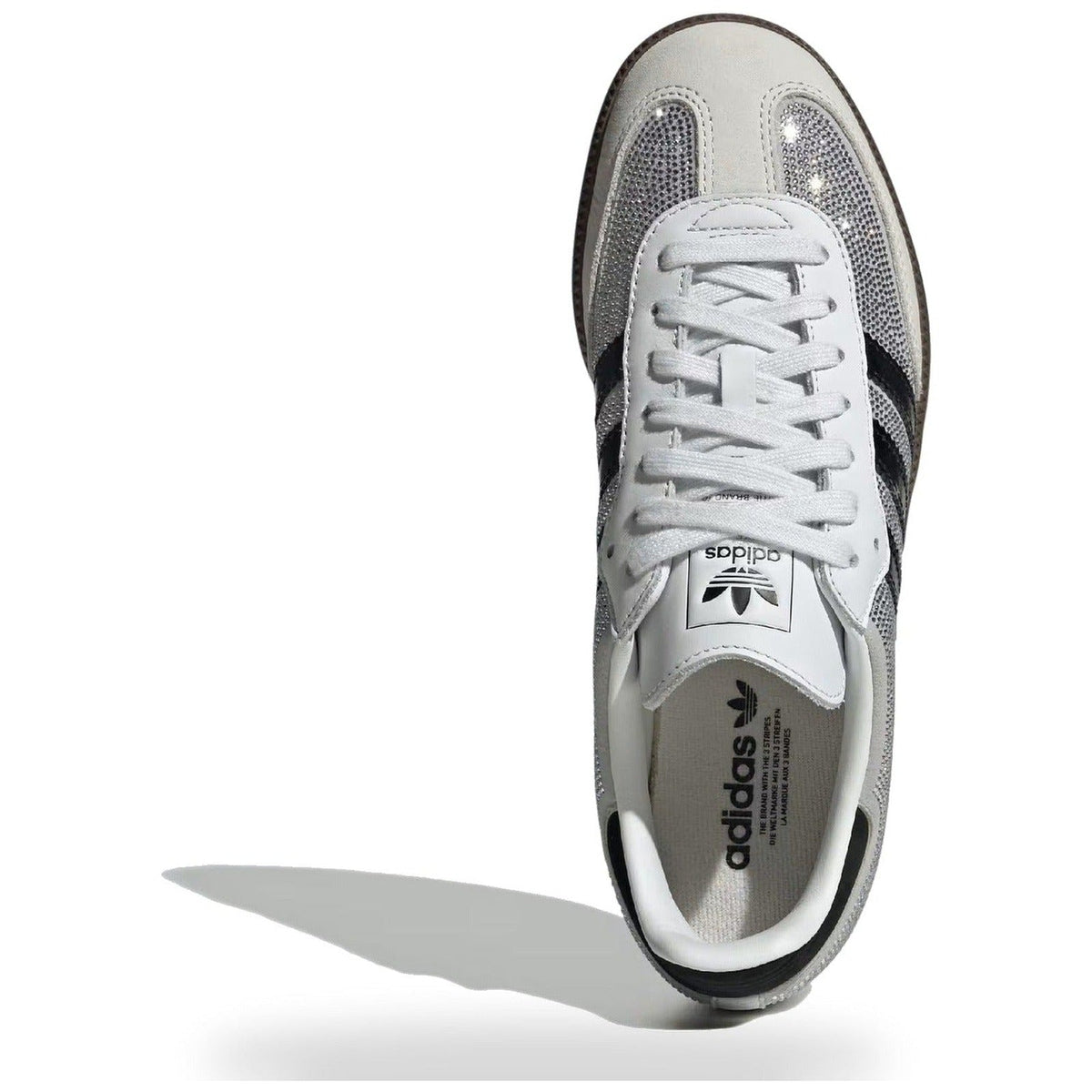 Adidas Samba OG Rhinestone Crystal White Silver
