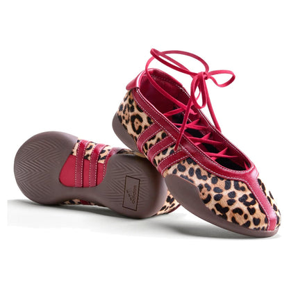 Adidas Taekwondo Mei Ballet Leopard Print Team Victory Red | Women