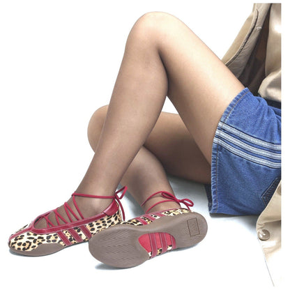 Adidas Taekwondo Mei Ballet Leopard Print Team Victory Red | Women