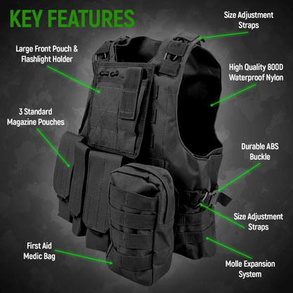 Tactical Military Tactical Plate Carrier Vest