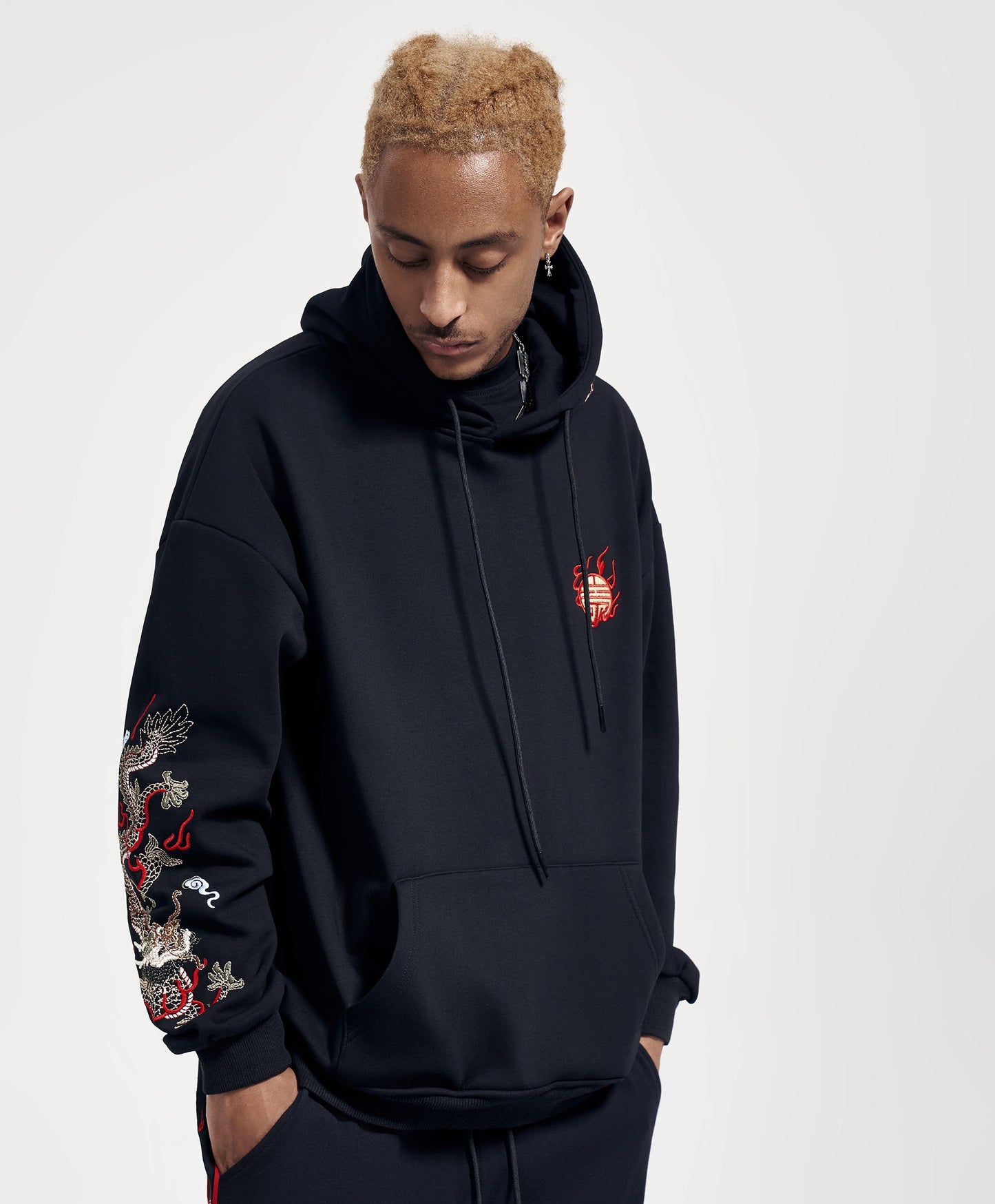 Dragon Embroidery Hoodie