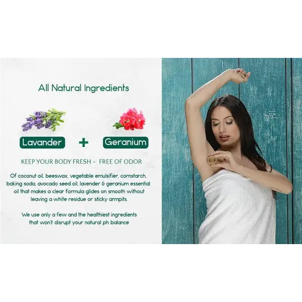 All Natural, Plastic-Free Deodorants. 3oz..