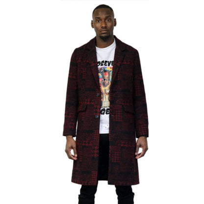Kearny Houndstooth Wool Coat Jacket